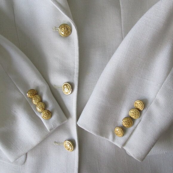 Point of View white Blazer Jacket - Picture 7 of 8